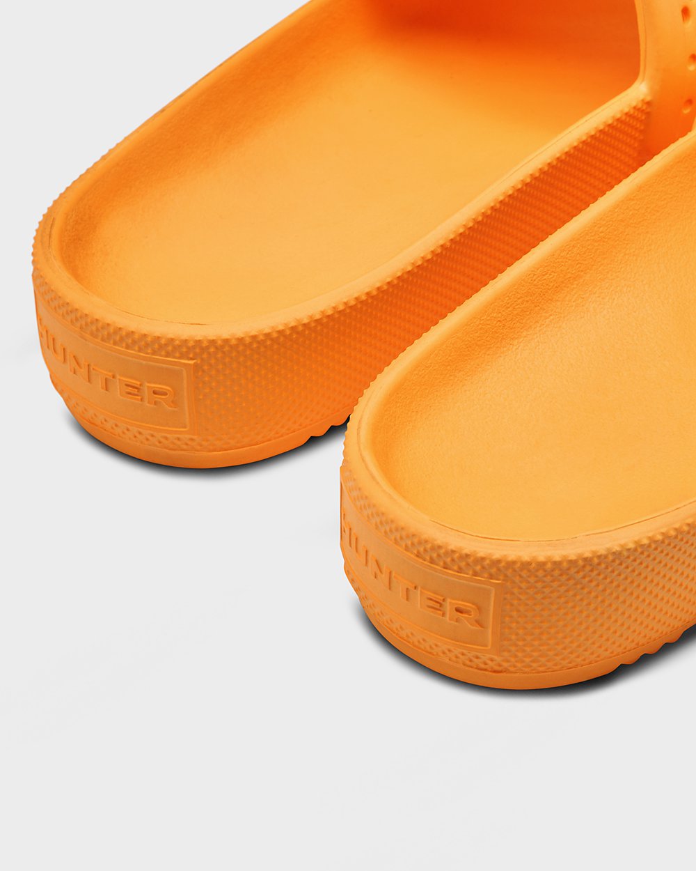 Womens Hunter Original Lightweight Moulded - Slides Orange - 2438-OPNUG